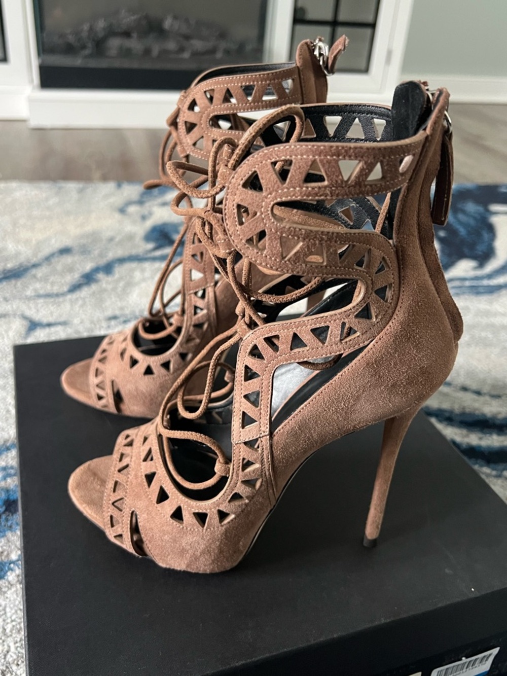 Giuseppe Zanotti Coline Lace 110 heels